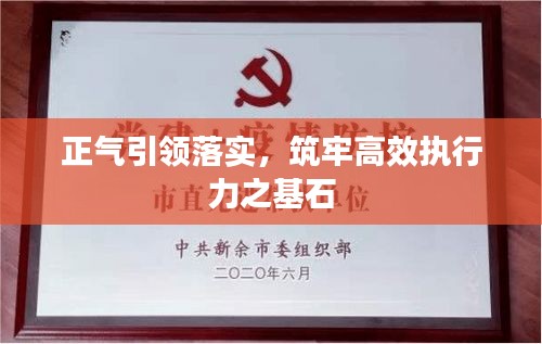 正气引领落实，筑牢高效执行力之基石